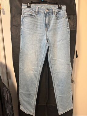 American Eagle Outfitters Light Blue Straight Leg Jeans